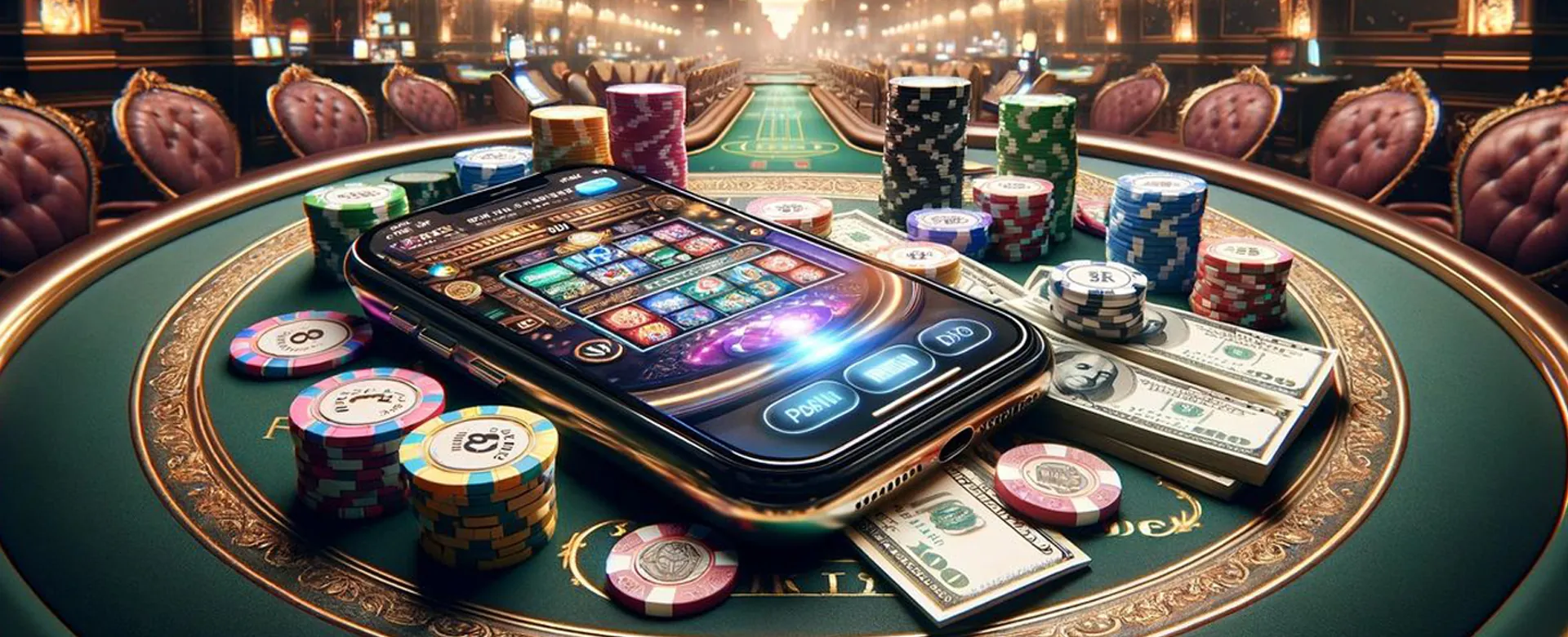 Dynamic Playtime Co Game banner with casino elements and Phdream logo